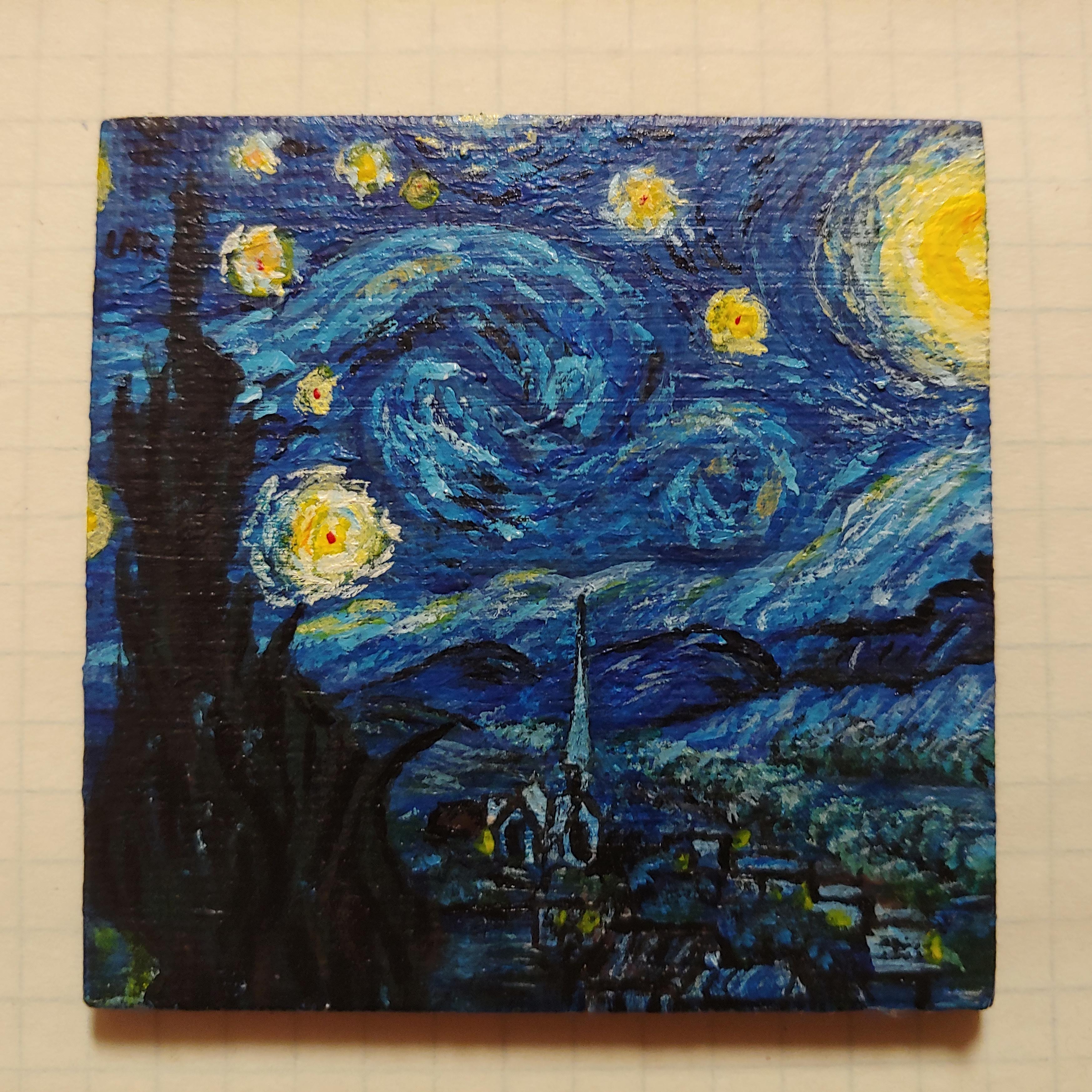 Starry Night 2in by 2in